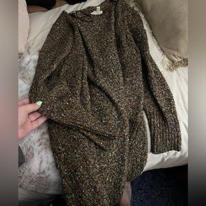 Cozy Brown Knit Cardigan